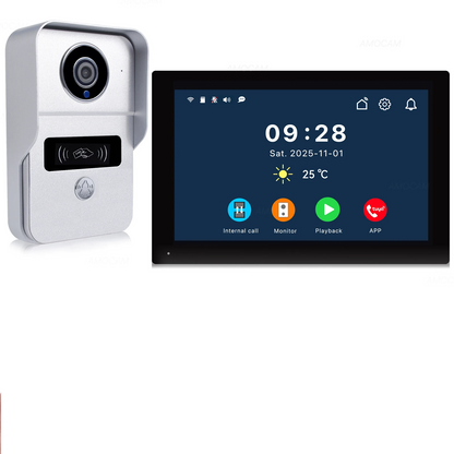 WiFi Video Doorbell Intercom Kit with 1080p Night Vision Camera