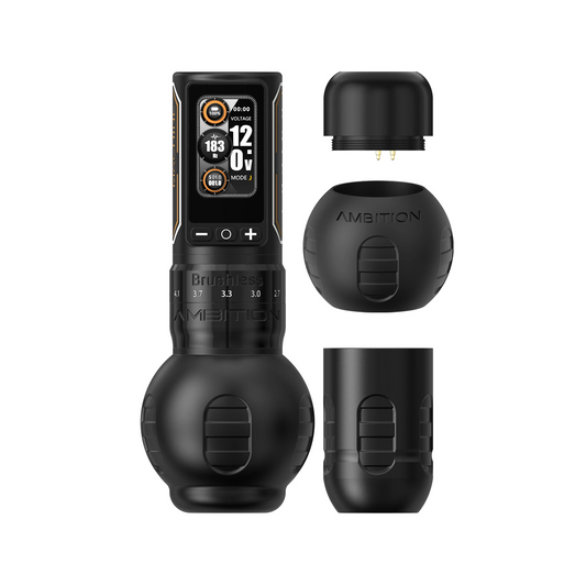 Portable Tattoo Pen Black 2400mAh Battery