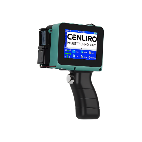 Mini Handheld Inkjet Printer 12.7mm Batch Date QR Barcode