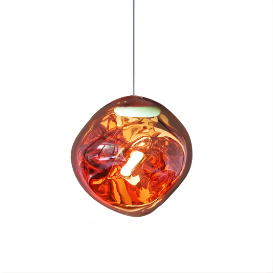 Modern 30CM Lava LED Chandelier Rose Gold