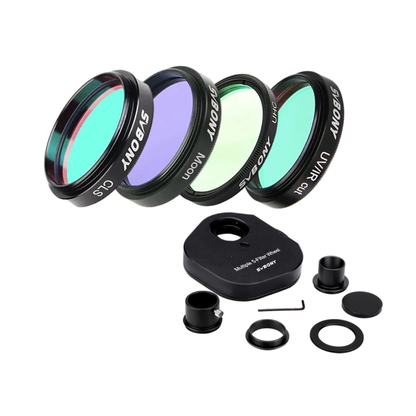 Astronomy 1.25 Inch Filter Wheel for Telescope Eyepieces