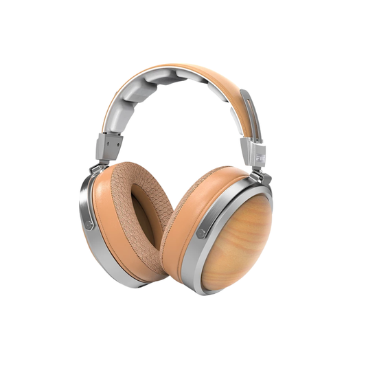 Wired Beech Wood Hi-Fi Headphones for Professional Listening