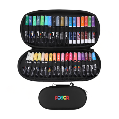 36-Piece Acrylic Paint Marker Set with Storage Bag