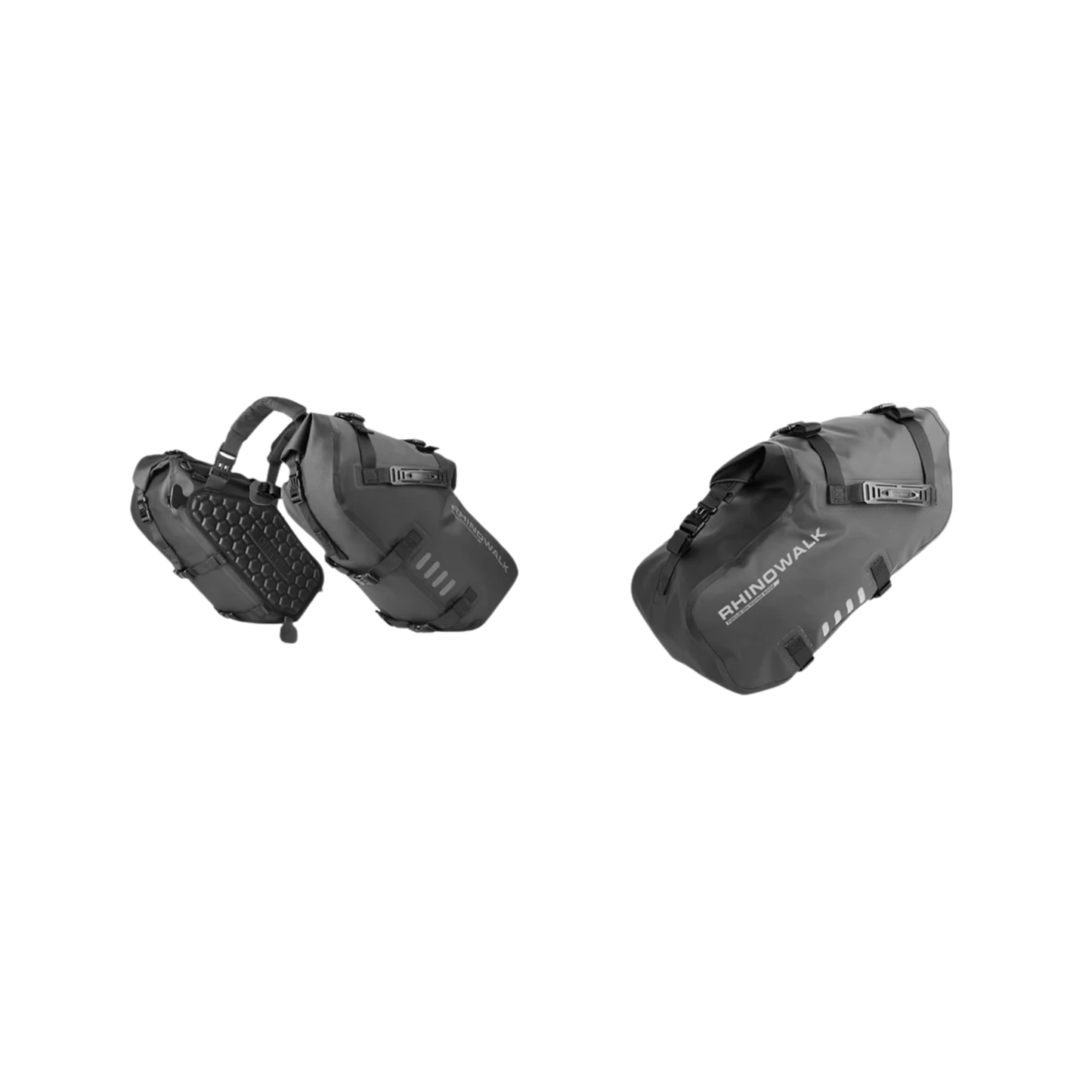 28L Motorcycle Side Bags Waterproof 2-Pack Durable Design