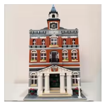 Town Hall Building Blocks Modular City Street Set
