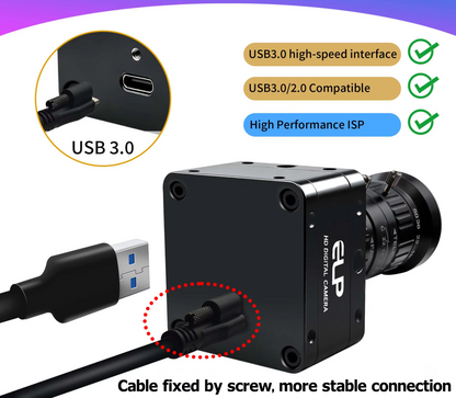 1080P 230FPS USB3.0 Machine Vision Camera IMX577