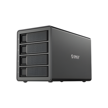 4 Bay USB-C Hard Drive Dock 10Gbps Black