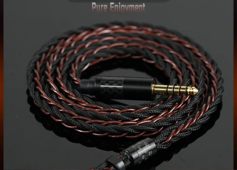 3.5mm HiFi Earphone Cable 2PIN Copper Upgrade Wire