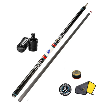 12mm Carbon Fiber Carom Cue 142cm Professional