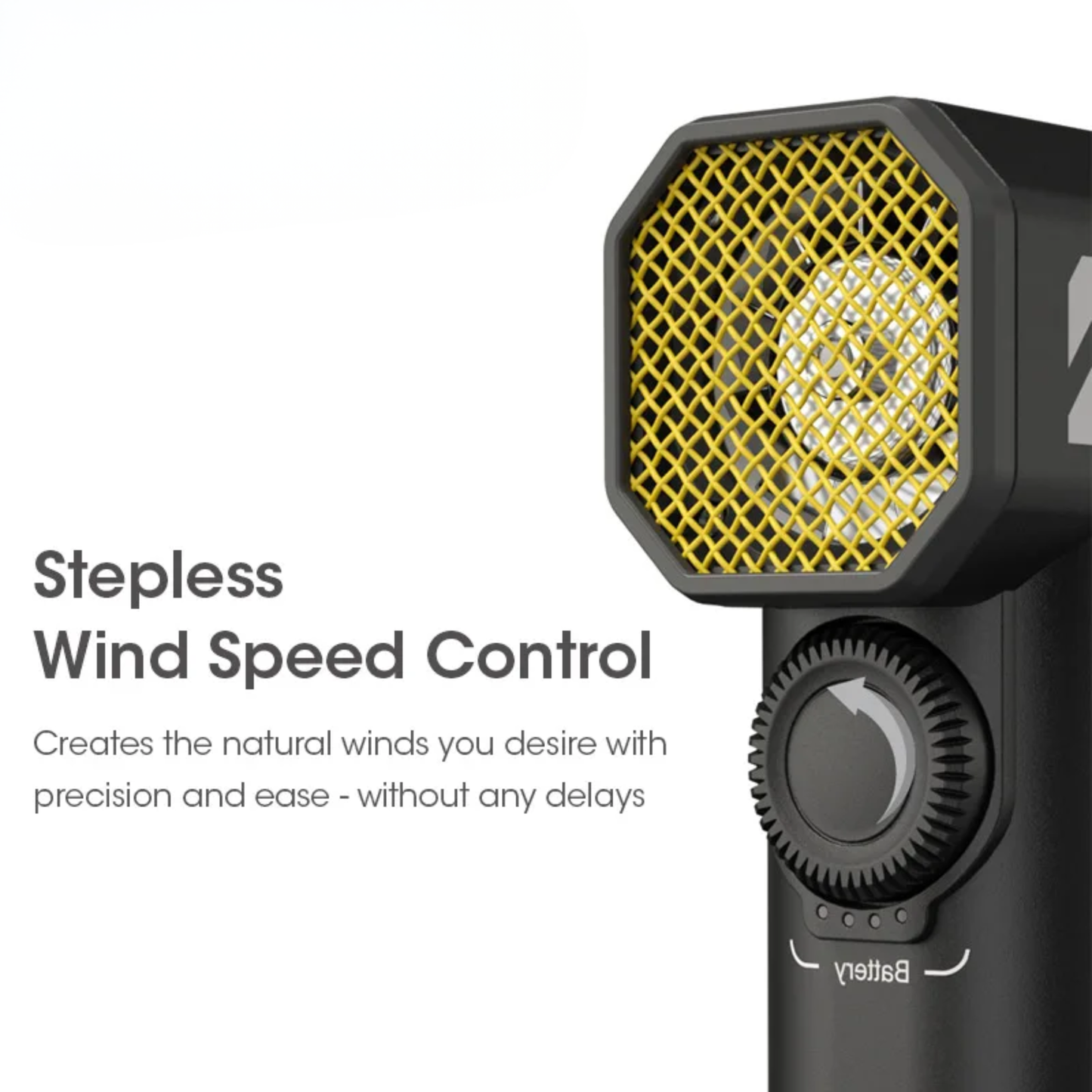 Portable Pocket Photography Fan Stepless Speed Control
