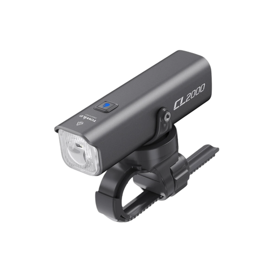 Waterproof 2000LM LED Bicycle Front Light Rechargeable Black