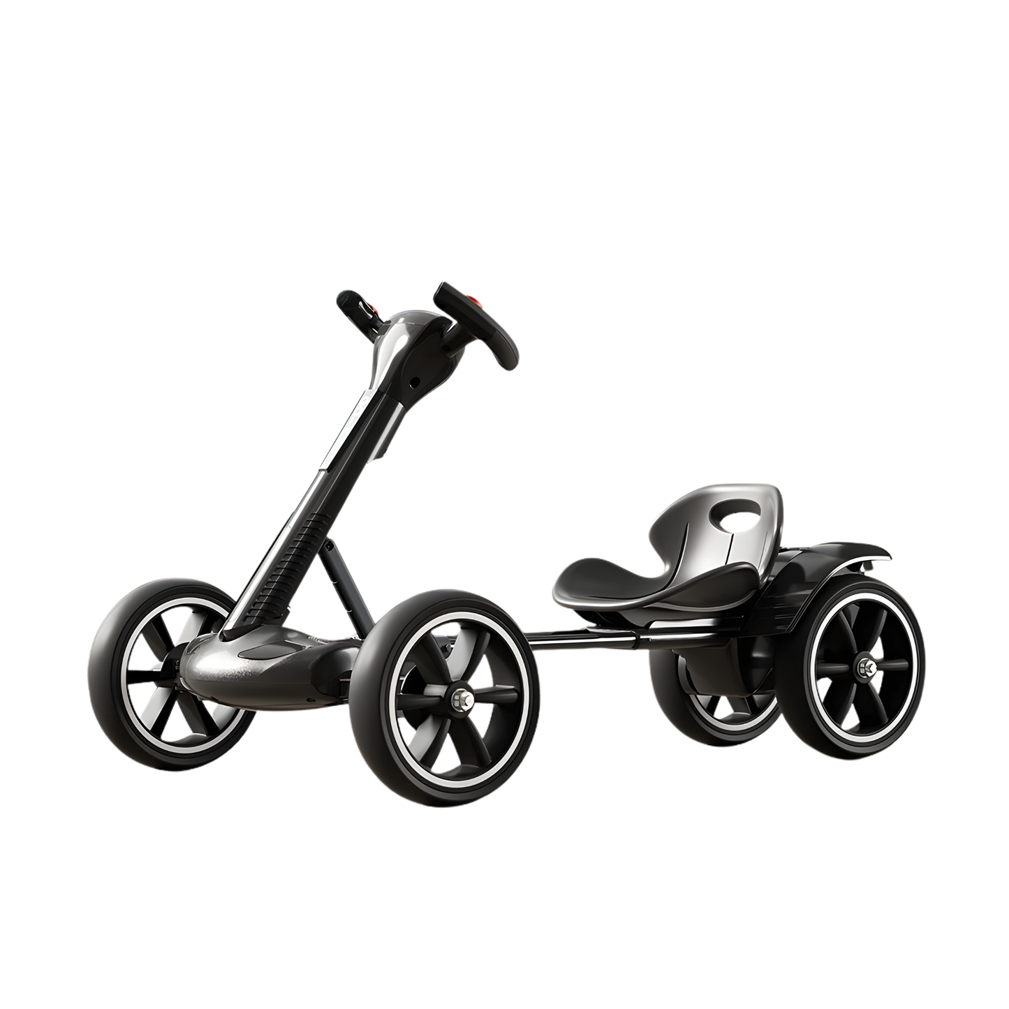 Kids 4 Wheel Black Electric Ride On Car with Remote