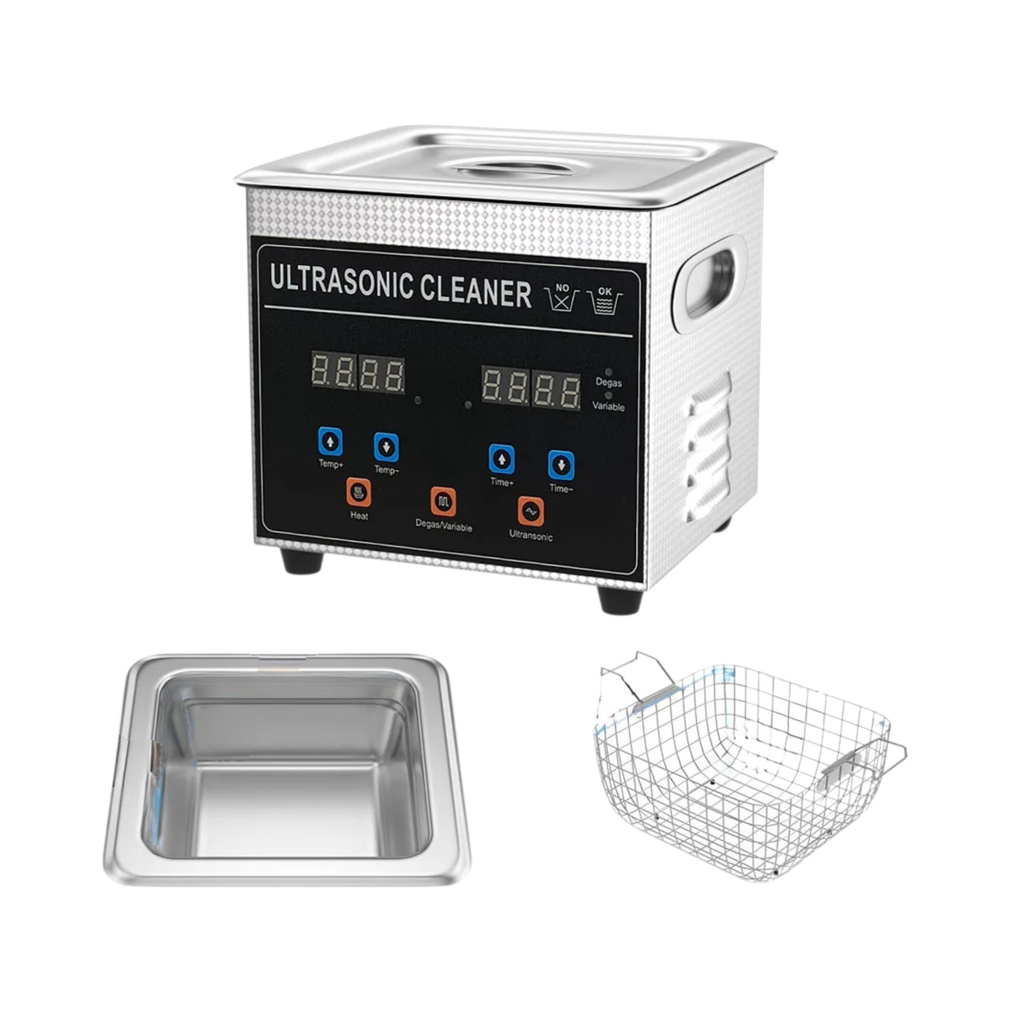 1.3L Ultrasonic Cleaner with 120W Heating Function