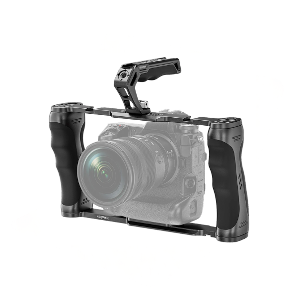 Camera Cage Video Rig with Top Handle Arca Base