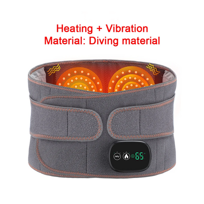 Hot Compress Back Belt with Adjustable Airbag Support