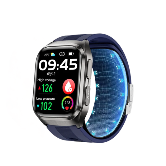 NFC Fitness Smartwatch with Blood Pressure and Heart Monitor