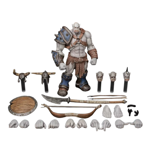 Collectible Fantasy Soldier Figure White Box Packaging