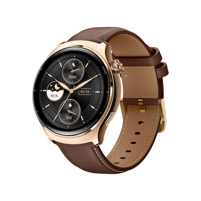 Rose Gold AMOLED Smart Watch GPS Bluetooth Calling