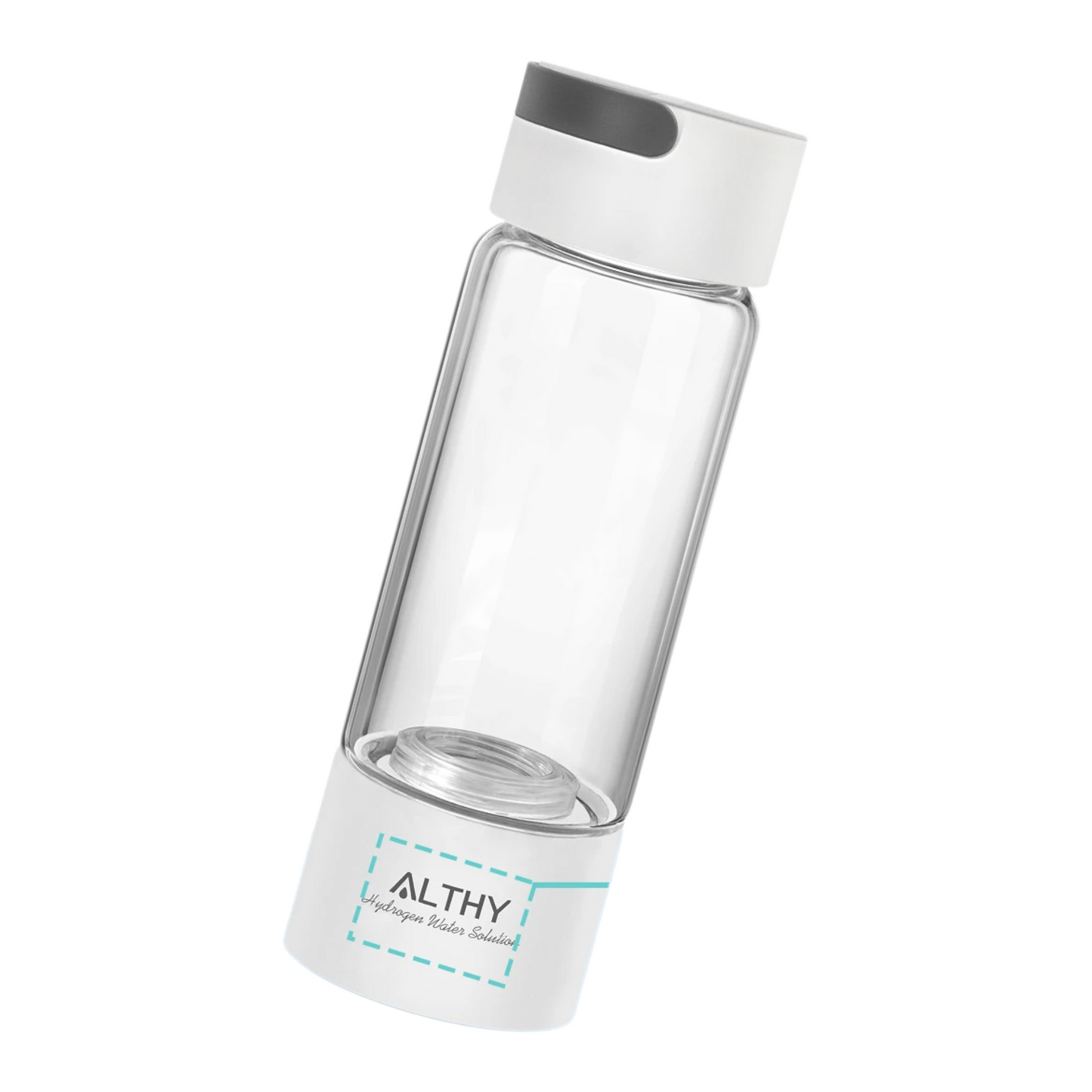 Portable Hydrogen Water Bottle with Dual Chamber Ionizer
