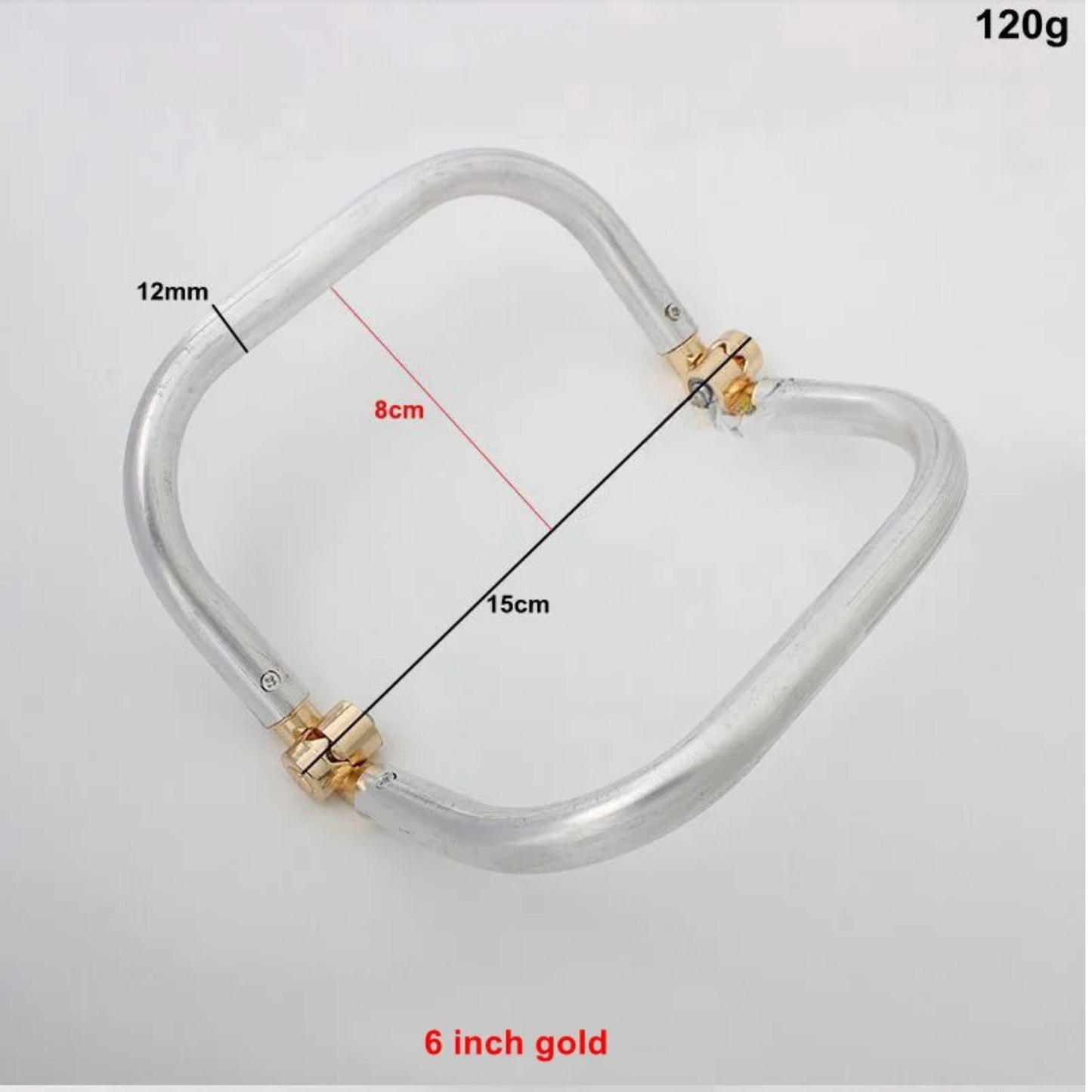6 Gold Clutch Bag Frames 30 Pack Elegant Aluminum