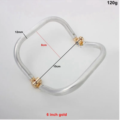 6 Gold Clutch Bag Frames 30 Pack Elegant Aluminum