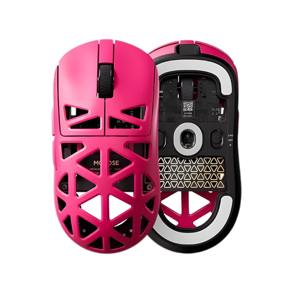 Rechargeable 42000DPI Precision Gaming Mouse Tri Mode Ultra Berry Red