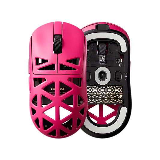 Rechargeable 42000DPI Precision Gaming Mouse Tri Mode Ultra Berry Red