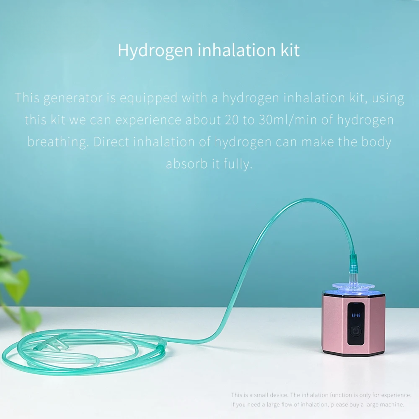 Portable Green Hydrogen Water Generator with Antioxidant Kit