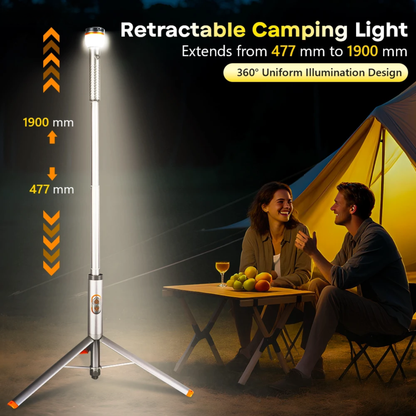 Retractable Telescopic Camping Lantern with Remote Control