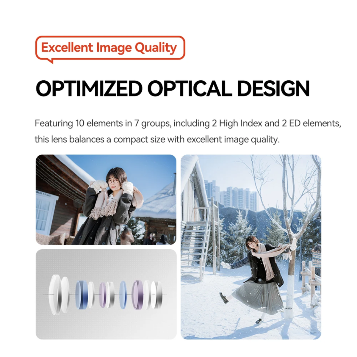 Fast F1.8 35mm AF Lens for Fujifilm XF Cameras