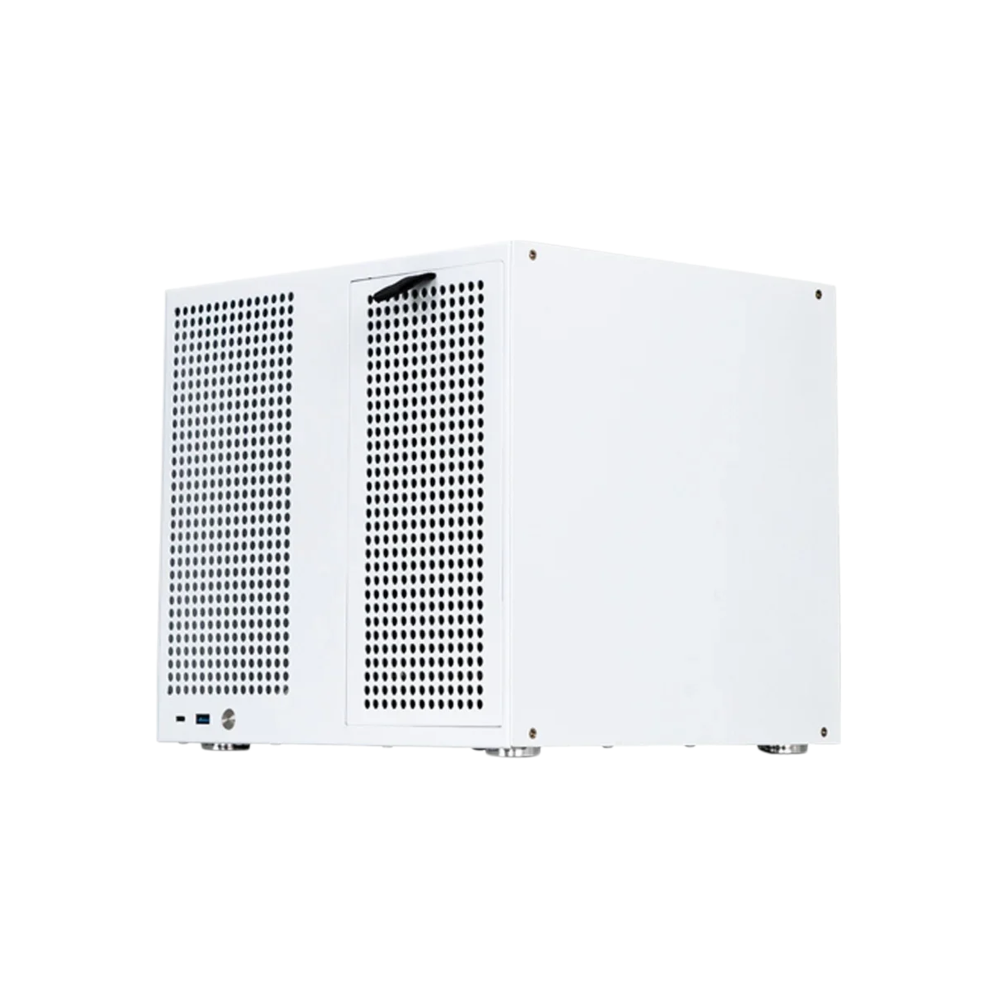 White 8-Bay NAS Chassis for MATX Build & Storage