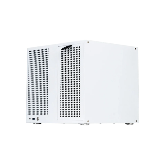 White 8-Bay NAS Chassis for MATX Build & Storage
