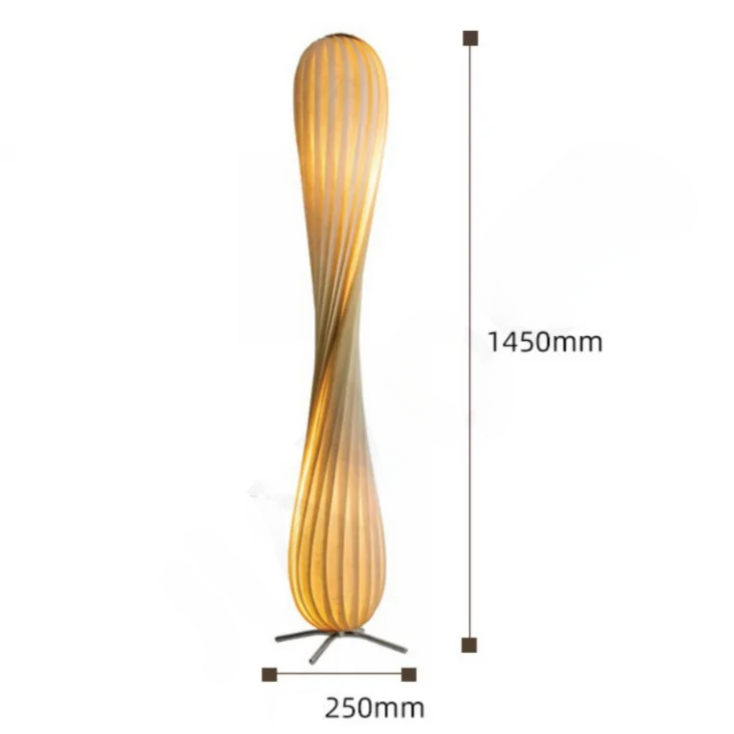 145cm Floor Lamp with 3-Color Adjustable Light