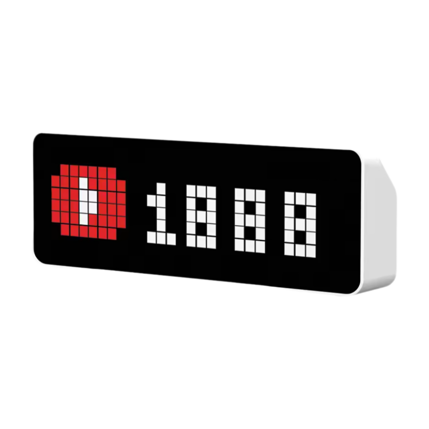 Smart Pixel Clock with Weather Display and Notifications
