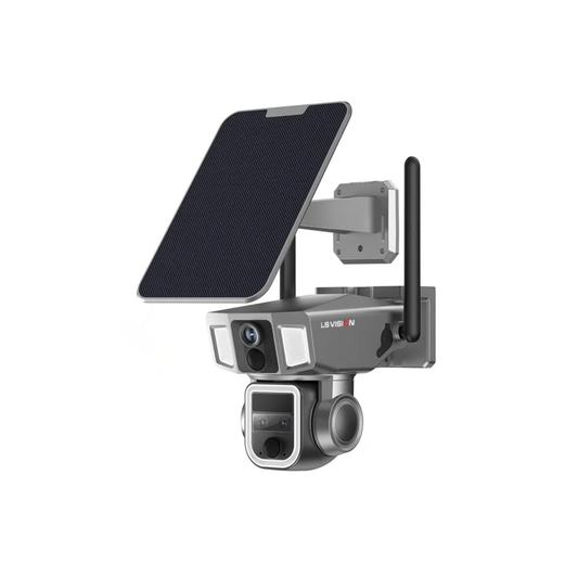 Outdoor 6K 2in1 Solar CCTV Camera 12MP 4G WiFi