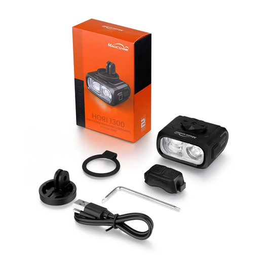Dual Mounted Bike Light 1300LM with Cut Off Beam
