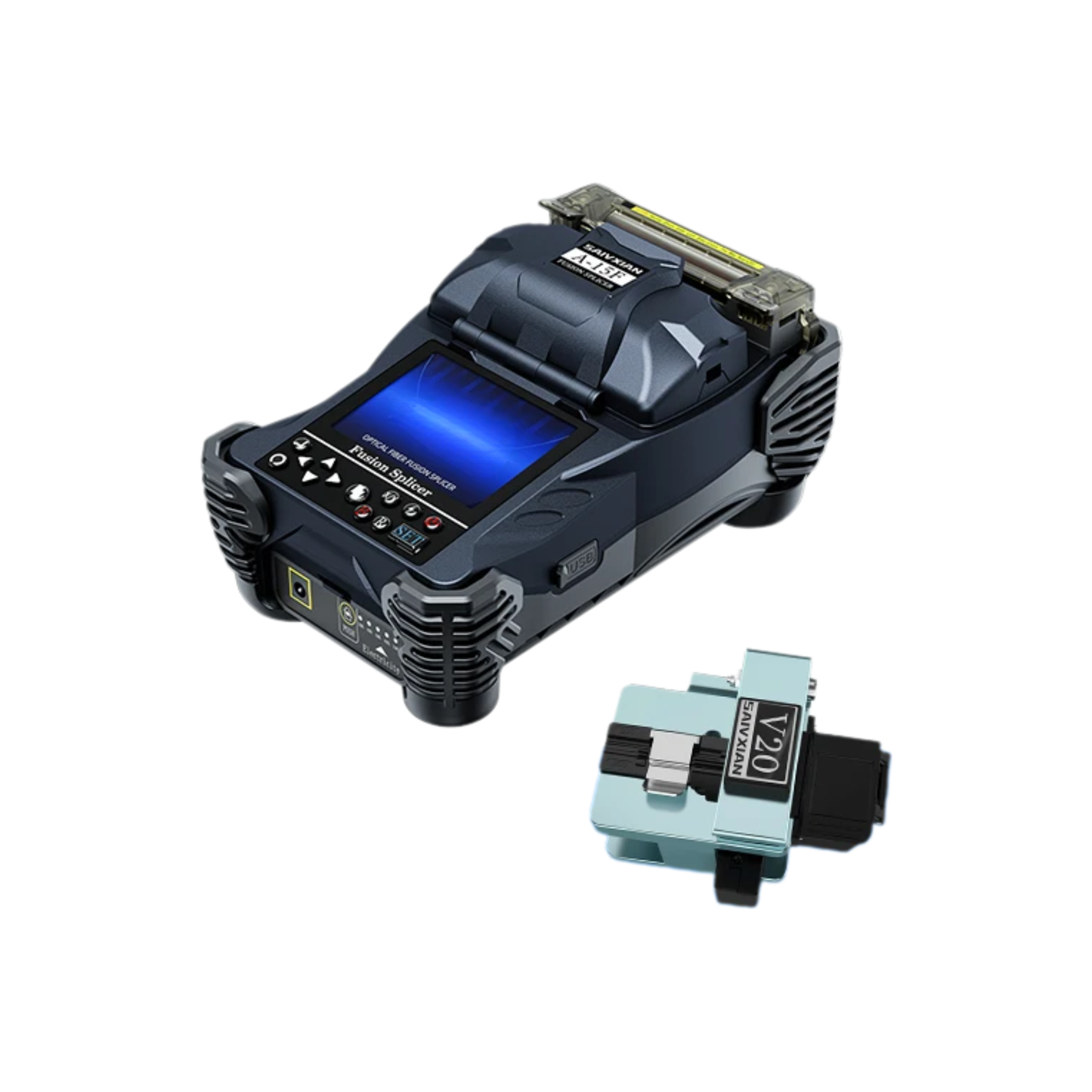 Black A-87S Automatic Fiber Optic Fusion Splicer Kit