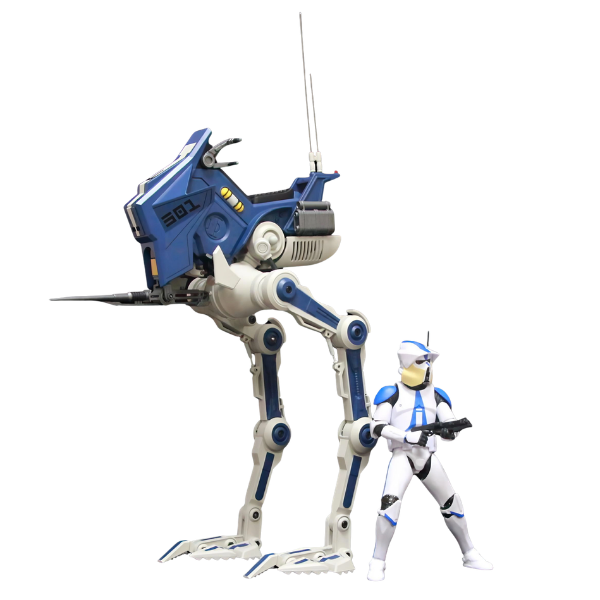 6-Inch Clone Trooper Action Figure with All-Terrain Recon Vehicle