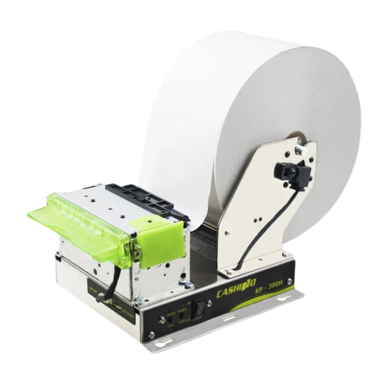 80mm Thermal Kiosk Ticket Printer Green Bezel