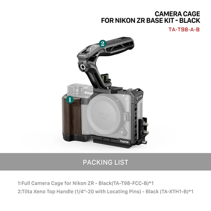 Camera Cage Kit with Top Handle for Nikon ZR