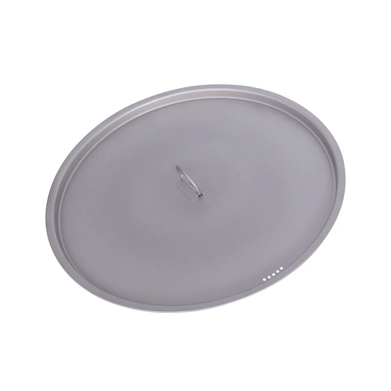 5L Titanium Camping Pot with Lid and Folding Handles