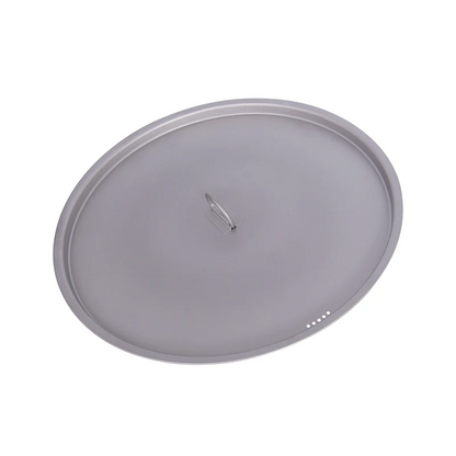 5L Titanium Camping Pot with Lid and Folding Handles