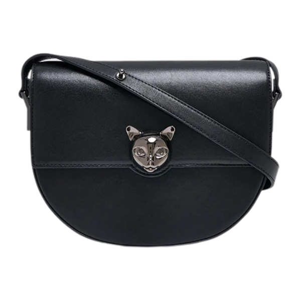 Luxury Leather Saddle Bag Stylish Casual Handbag
