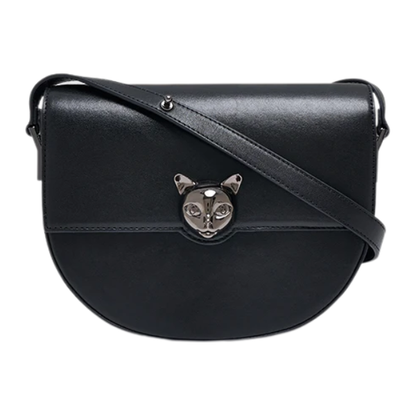 Luxury Leather Saddle Bag Stylish Casual Handbag