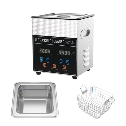 Compact 2L Ultrasound Bath 120W for Jewelry and Retainers