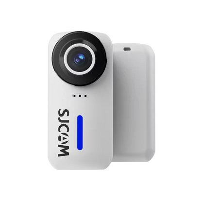 White 4K Action Camera with 135 Degree Wide Angle Lens