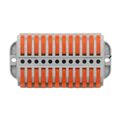 50pcs 12 Port Wire Connectors Push In Terminal Block