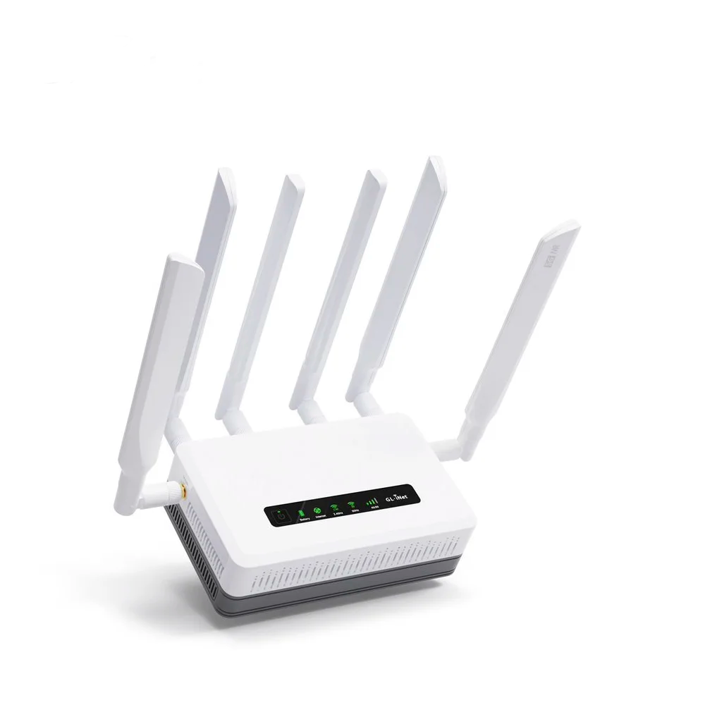 Portable Wi-Fi 6 5G Cellular Router with Rechargeable Battery