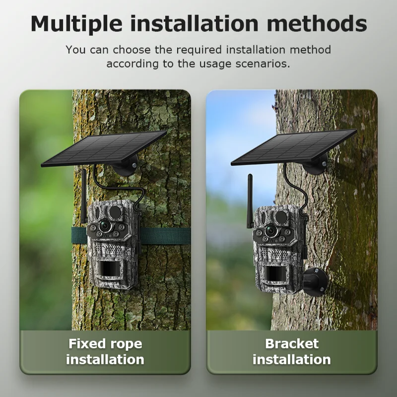 Motion Activated 5MP Outdoor Camera 4G Solar 32GB