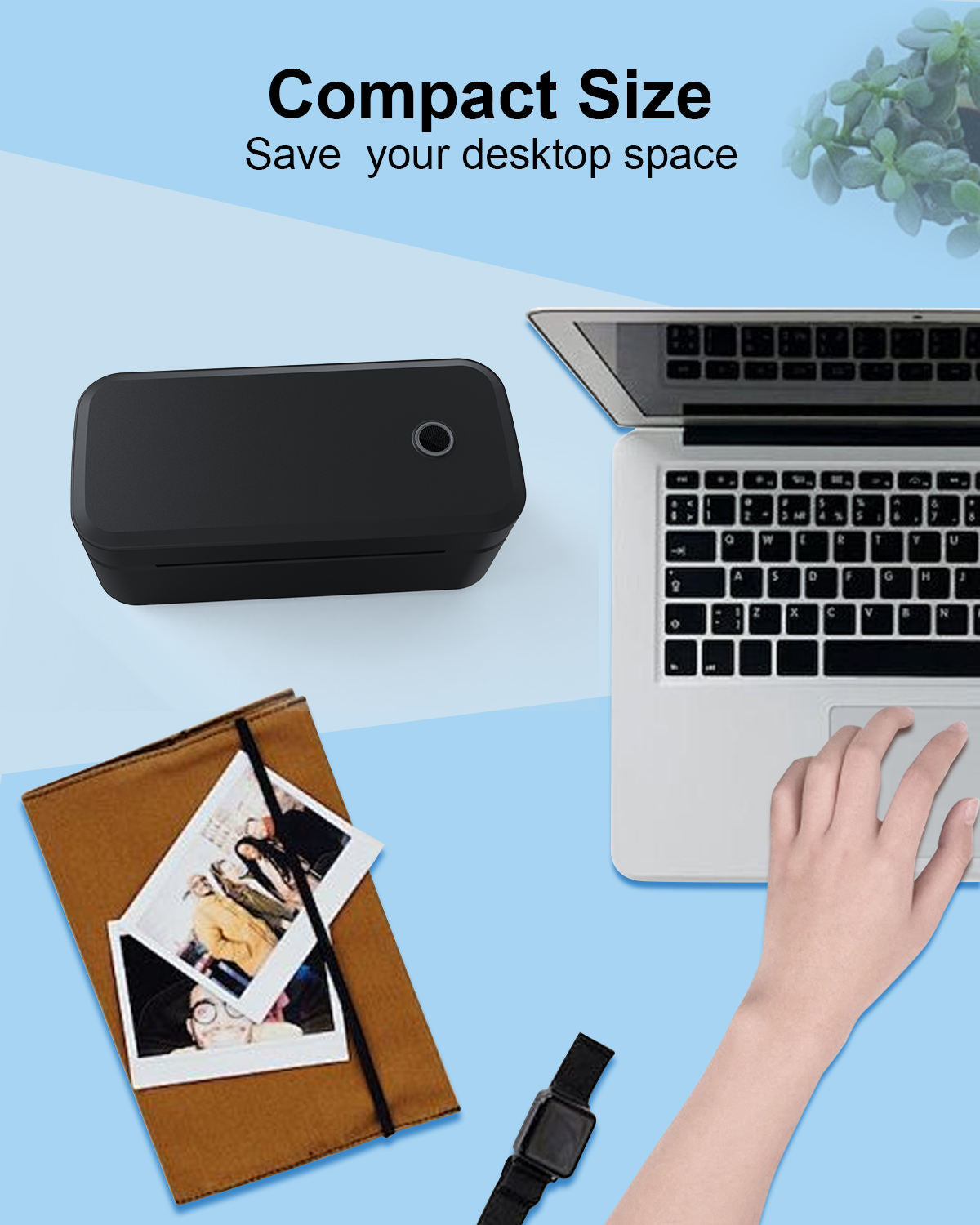 Compact Bluetooth Thermal Label Printer for Home Office Shipping